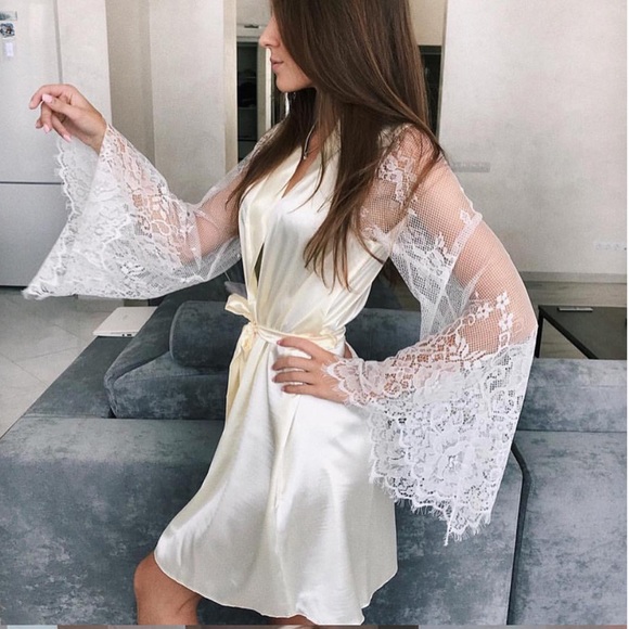 Other - Sexy satin lingerie robe